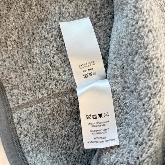 Patagonia Better Sweater Women's Medium Gray 1/4 Zip Pullover Fleece Jacket - Picture 7 of 8